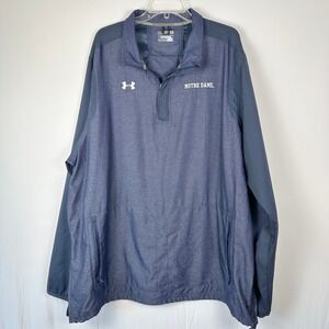 Under Armour Notre Dame Pullover Jacket Mens‎ 4XL AllSeasonGear Fighting Irish
